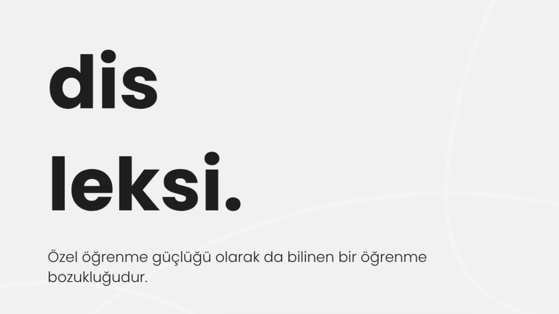Disleksi Farkındalık Haftası 